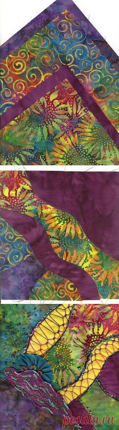 Арт-текстиль.(Часть третья.Создаём новую ткань.Вариант I) ).