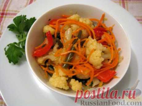 Рецепт: Овощное ассорти по-корейски на RussianFood.com