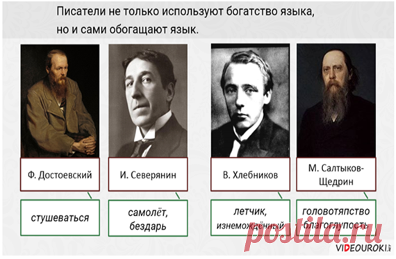 Видеоурок "Русский язык – первоэлемент великой русской литературы" | Русский язык