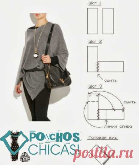 Ну очень простая выкройка туники &quot;под поясок&quot;