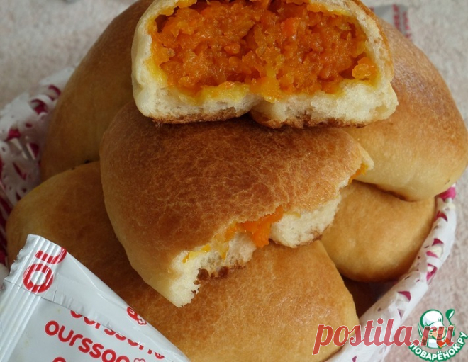 Пирожки с морковью 