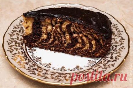 Кулинарный блог Голосовой Людмилы.: Торт Зебра. Рецепт с фото