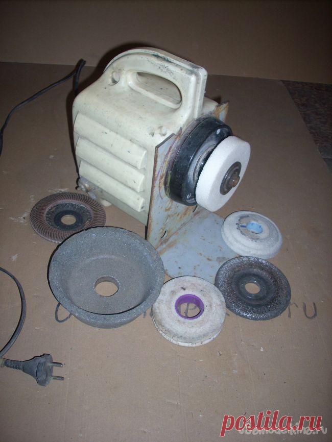 Переносной наждак из стиральной машины