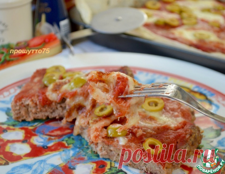 Мясная "пицца" – кулинарный рецепт