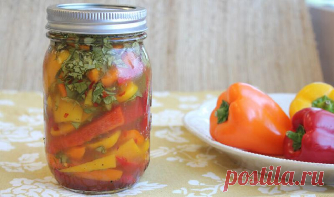 Простой и вкусный рецепт сладкого перца на зиму.