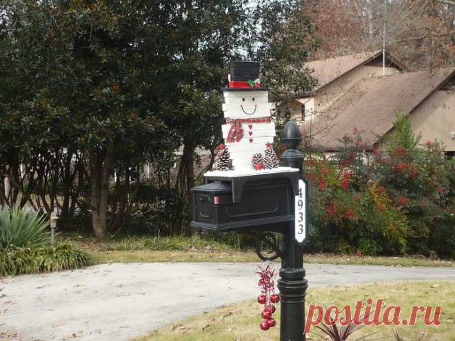 How To Make A DIY Snowman Mailbox Decoration | Hometalk