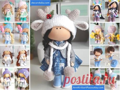 Deer Winter Doll Handmade Interior Doll Nursery Decoration | Etsy Hello, dear visitors! This is handmade tilda doll created by Master Elina (Ufa, Russia). Doll is made by Order. Order processing time is 7-12 days.  All dolls on the photo are mady by artist Elina. You can find them in our shop searching by artist name. Here are all dolls of artist Elina: