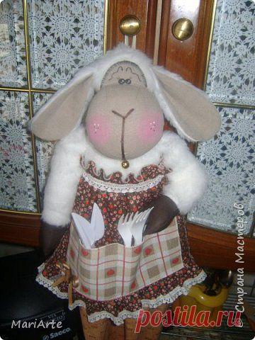 Шьем симпатичную пакетницу овечку для кухни - Сам себе волшебник