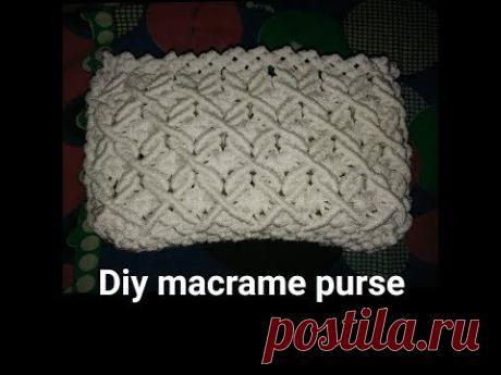 How to make macrame purse # design 11