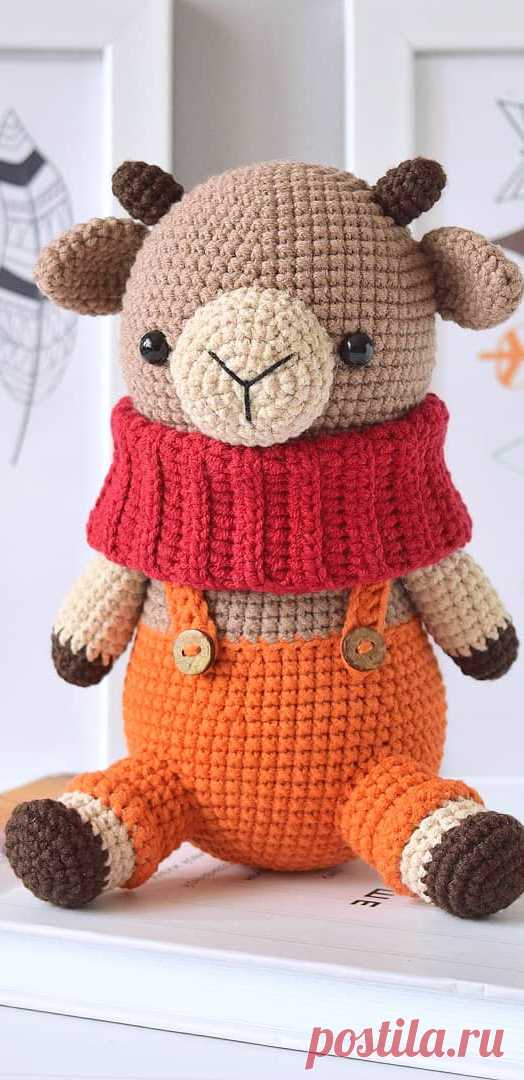PDF Бычок крючком. FREE crochet pattern; Аmigurumi animal patterns. Амигуруми схемы и описания на русском. Вязаные игрушки и поделки своими руками #amimore - корова, коровка, телёнок, бык, бычок.