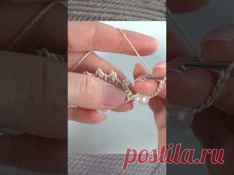Тесьма крючком/Полное видео в комменте ниже #shorts #elenarugalstudio #crochet #crochetpatterns