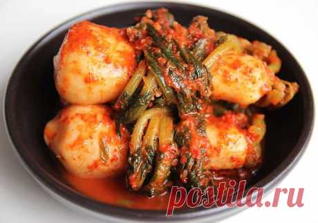Ponytail kimchi (Chonggak-kimchi) recipe by Maangchi