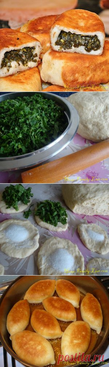 Пирожки со щавелем - Кулинарные рецепты