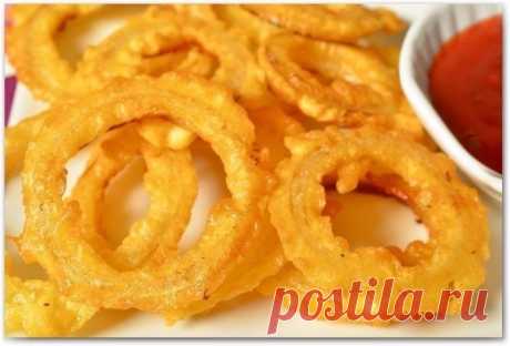 Как приготовить луковые кольца в кляре. - рецепт, ингредиенты и фотографии