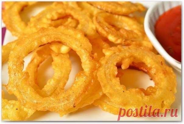 Как приготовить луковые кольца в кляре. - рецепт, ингредиенты и фотографии