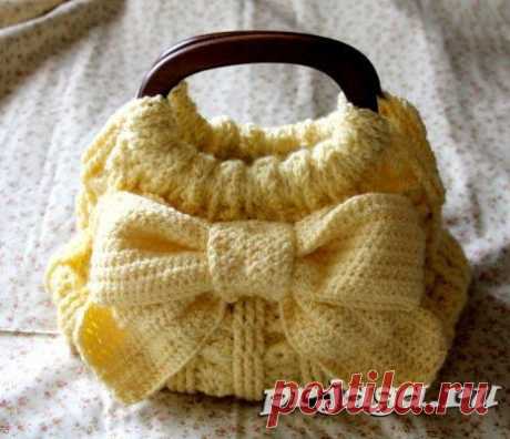 Вязание крючком сумки со схемами и описанием от Linda Lanz