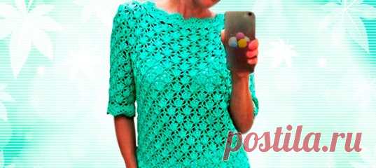 ☆АЖУРНАЯ КОФТОЧКА КРЮЧКОМ. ВЯЗАНИЕ КРЮЧКОМ ДЛЯ НАЧИНАЮЩИХ
