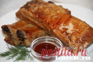Коньячные ребра | Харч.ру - рецепты для любителей вкусно поесть