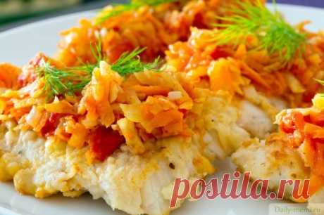 Рыба в шубке - Рецепты с указанием калорий от Daily-menu.ru