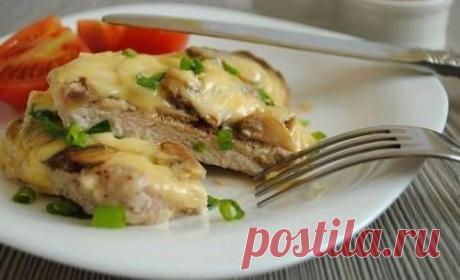 Свиные отбивные в духовке с горчицей и сыром / Простые рецепты