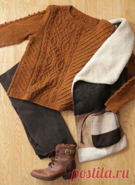 Вязаный пуловер «Pinyon»