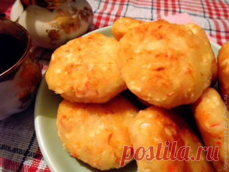 Картофельные котлеты с крабовыми палочками