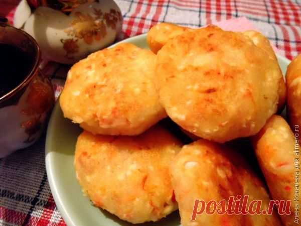 Картофельные котлеты с крабовыми палочками