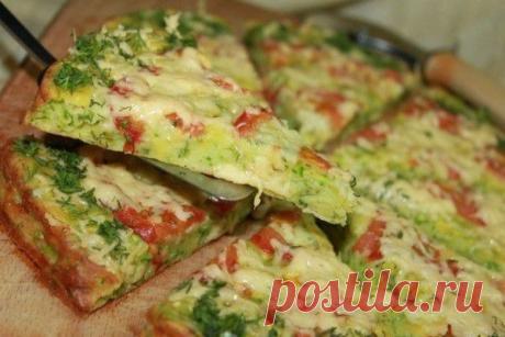 Низкокалорийная пицца из кабачков | Эфария