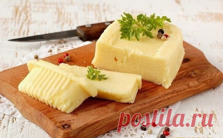 Плавленый сыр домашнего приготовления.