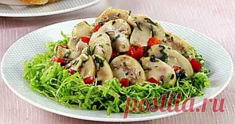 Горячая закуска с шампиньонами. - Рецепты - Доставка пиццы, обедов, , питьевой воды домой и в офис, банкет, кейтеринг, организация мероприятий в Петербурге