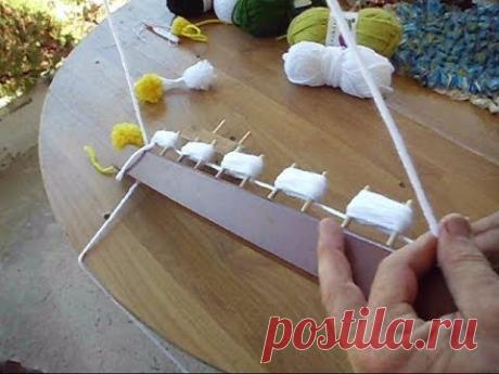 Accesorio para hacer pompones, - YouTube