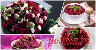4 вкусных рецепта салатов из свеклы: когда гениальность в простоте Предлагаем вашему вниманию несколько простейших и при этом очень питательных и вкусных салатов, основным ингредиентом которых является свекла. Этот овощ крайне полезен, а значит и салатики с его «участием» получатся супервитаминными! | Здоровье с HeadInsider