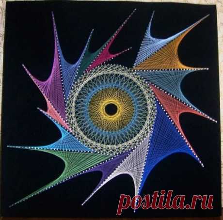 Вышивка изонитью
