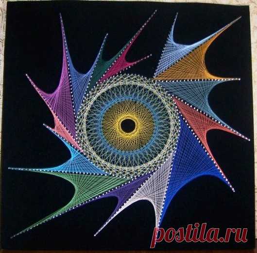 Вышивка изонитью