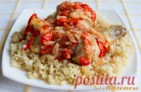 Проверенные рецепты: Булгур с курицей и овощами