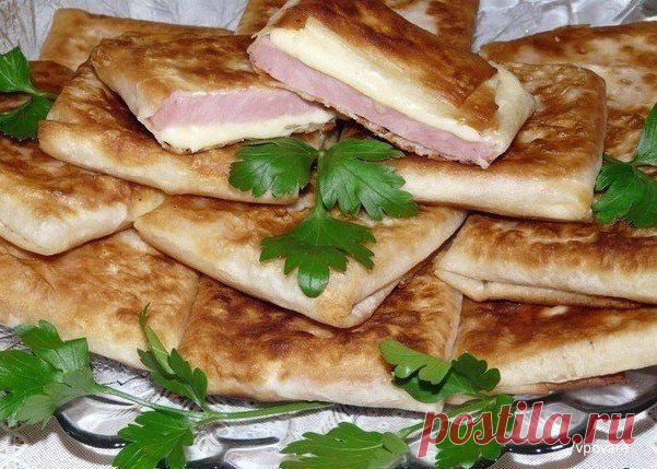 Конвертики из лаваша 