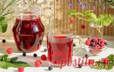 Компот из ягод рецепт - Кулинарные рецепты 