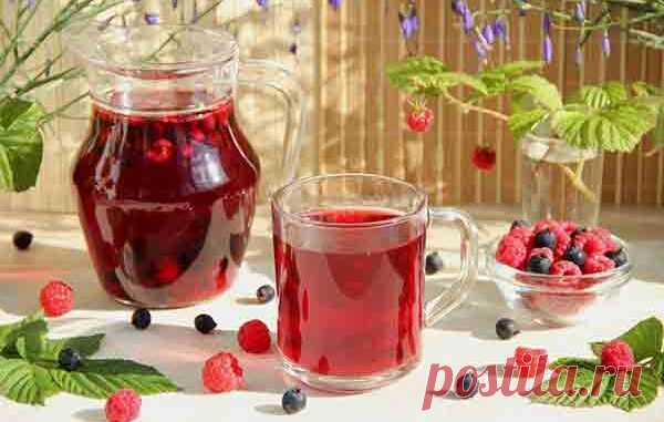 Компот из ягод рецепт - Кулинарные рецепты 