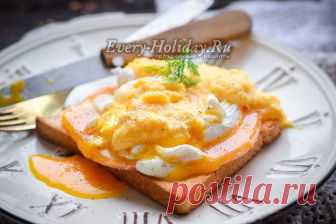 Яйца Бенедикт, пошаговый рецепт с фото