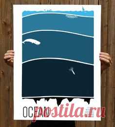 Ocean Poster // Brainstorm Print and Design