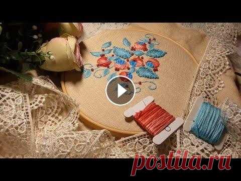 Master Class. Unusual flower embroidery. Brazilian embroidery.Необычная вышивка цветов.Мастер класс Бразильская вышивка. Мастер класс . Размер вышивки 10×13см В этих видео я делюсь с вами своими идеями вышивки и куда их можно применить. Спасибо всем ...