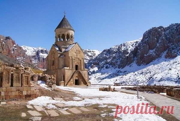 Удивительно красивая зима в Армении
