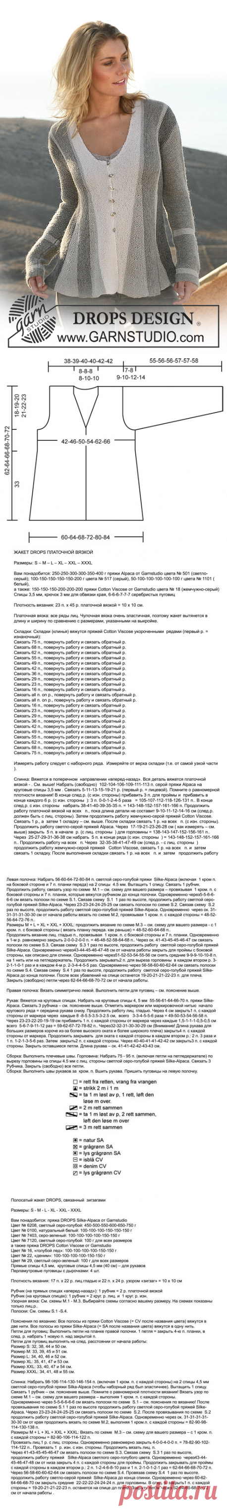 Несколько красивых жакетов с описанием.