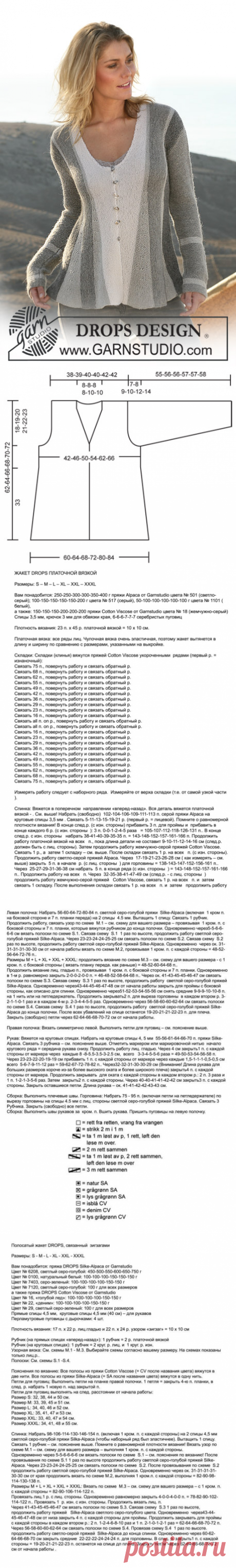 Несколько красивых жакетов с описанием.