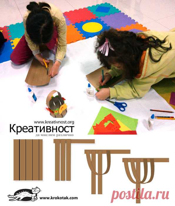 Cardboard basket | krokotak