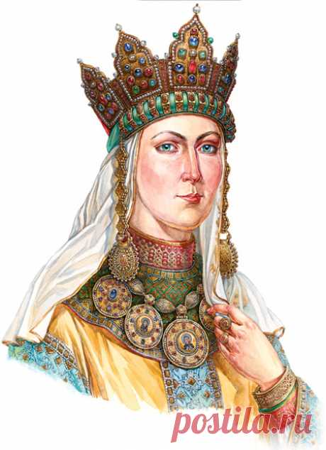 Древнерусский женский ювелирный головной убор XI - XIII вв.,рисунки-реконструкции Олега Федорова