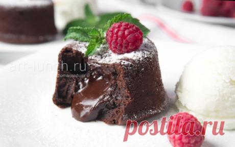 Шоколадный фондан пошаговый рецепт с фото