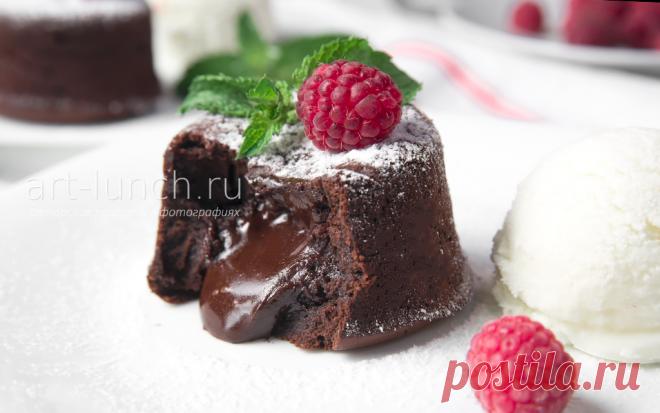 Шоколадный фондан пошаговый рецепт с фото