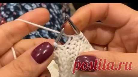 Aelitka.a | Очень красивый край#мастеркласс #вязаниедляначинающих #knitting #вяжем #шапкаспицами #вяжусама #вяжемсами #пледспицами | Дзен