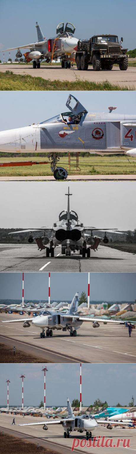 Липецкая авиабаза. Су-25 и Су-24 | Все об оружии
